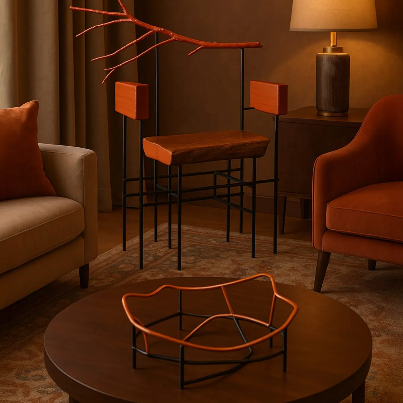 Trono del Re del Vento Sculptural Chair