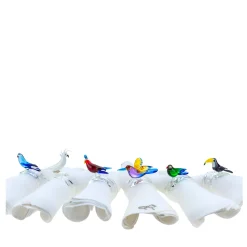 Tropical Bird Set of 6 Napkin Rings