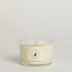 Trullo Rose and Burgundy Candle Holder