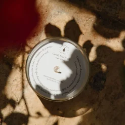 Trullo Rose and Burgundy Candle Holder