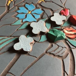 Tu Dea, Tu Dea Ceramic Mosaic On Panel