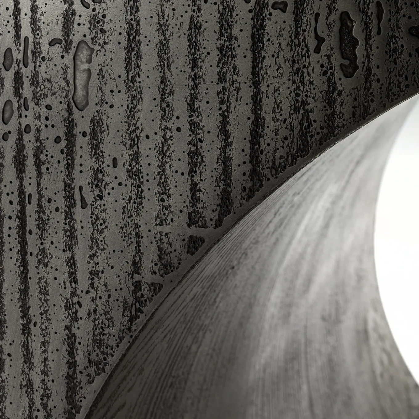 Tube Gray Metal Console