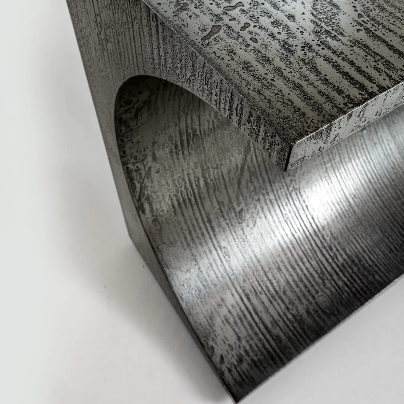 Tube Gray Metal Console