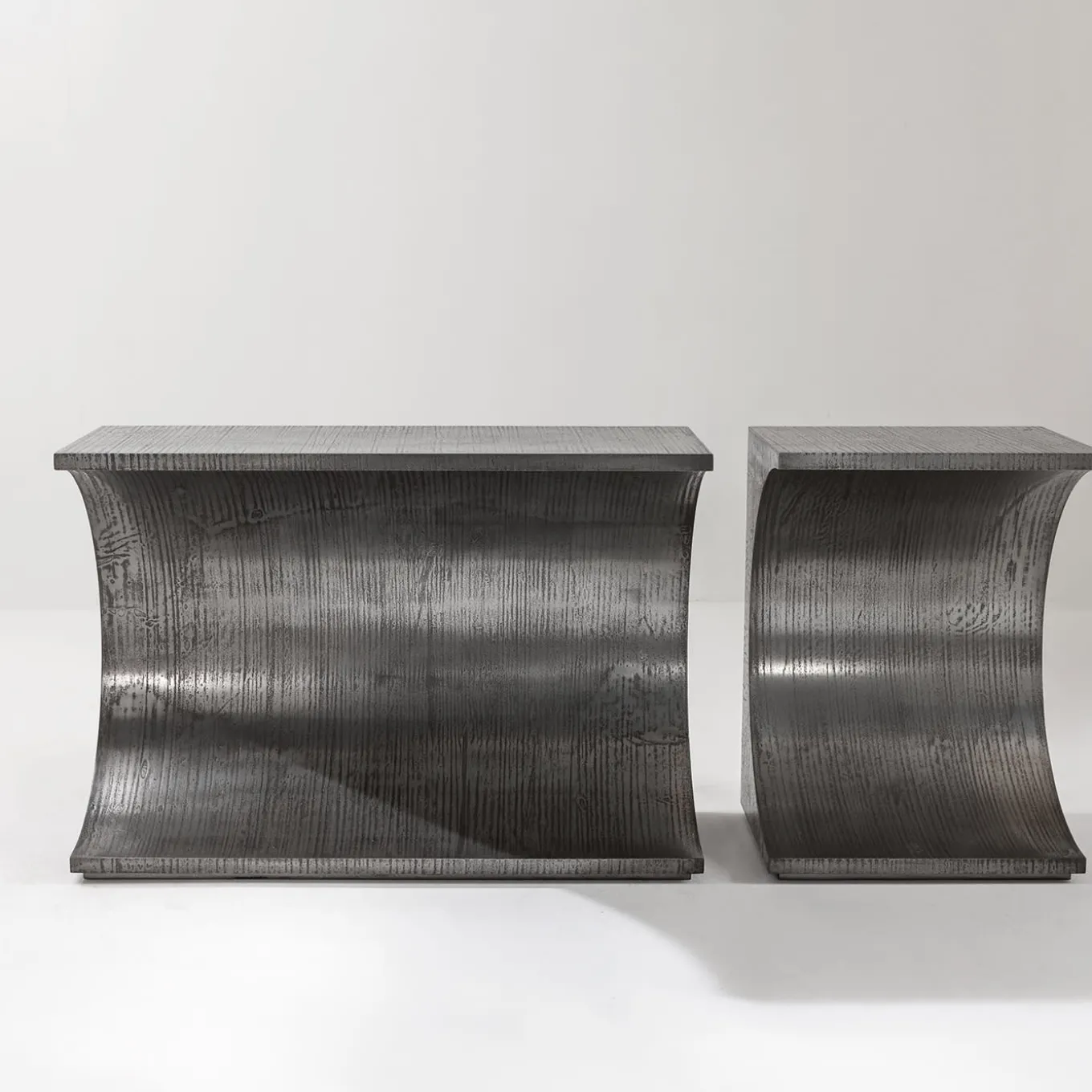 Tube Gray Metal Console