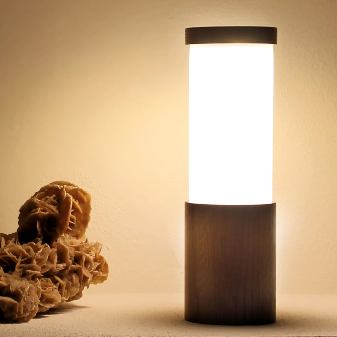 Tubino Noce Table Lamp by Stefano Tabarin