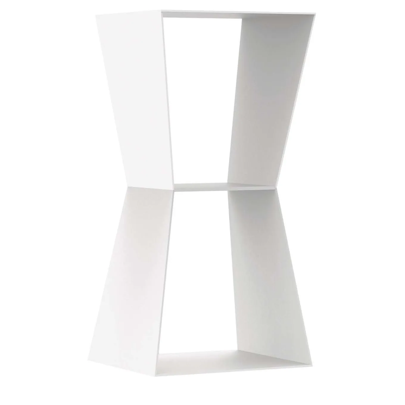 Tula Small White Bookcase