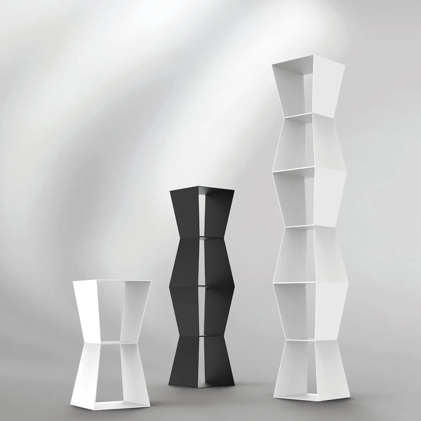 Tula XL White Bookcase