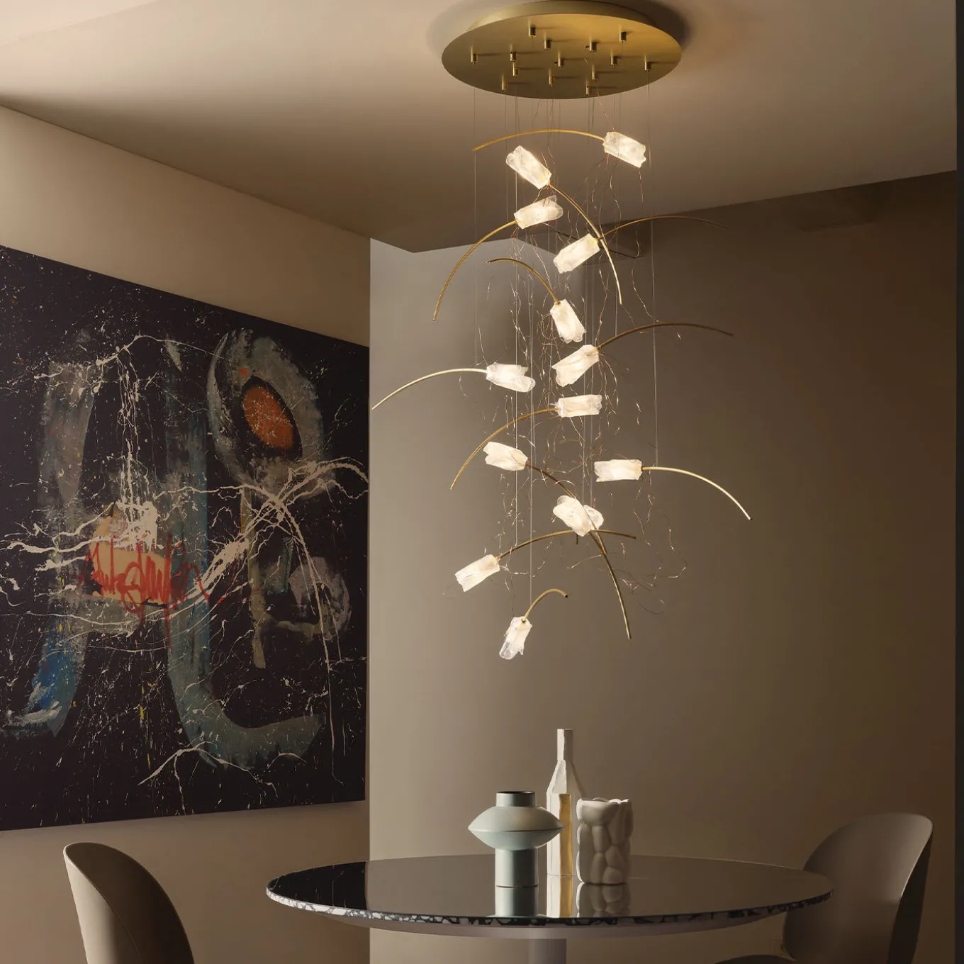 Tulip 14 Round Suspension by Marc Sadler