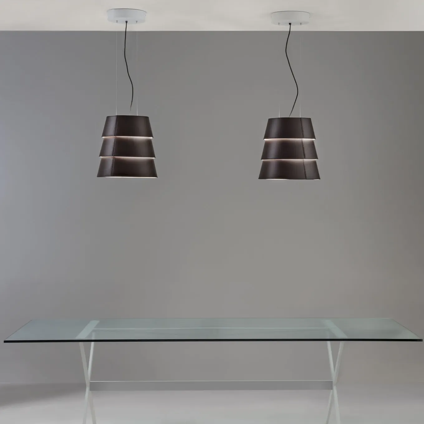 Tulip Brown Fly Pendant Lamp