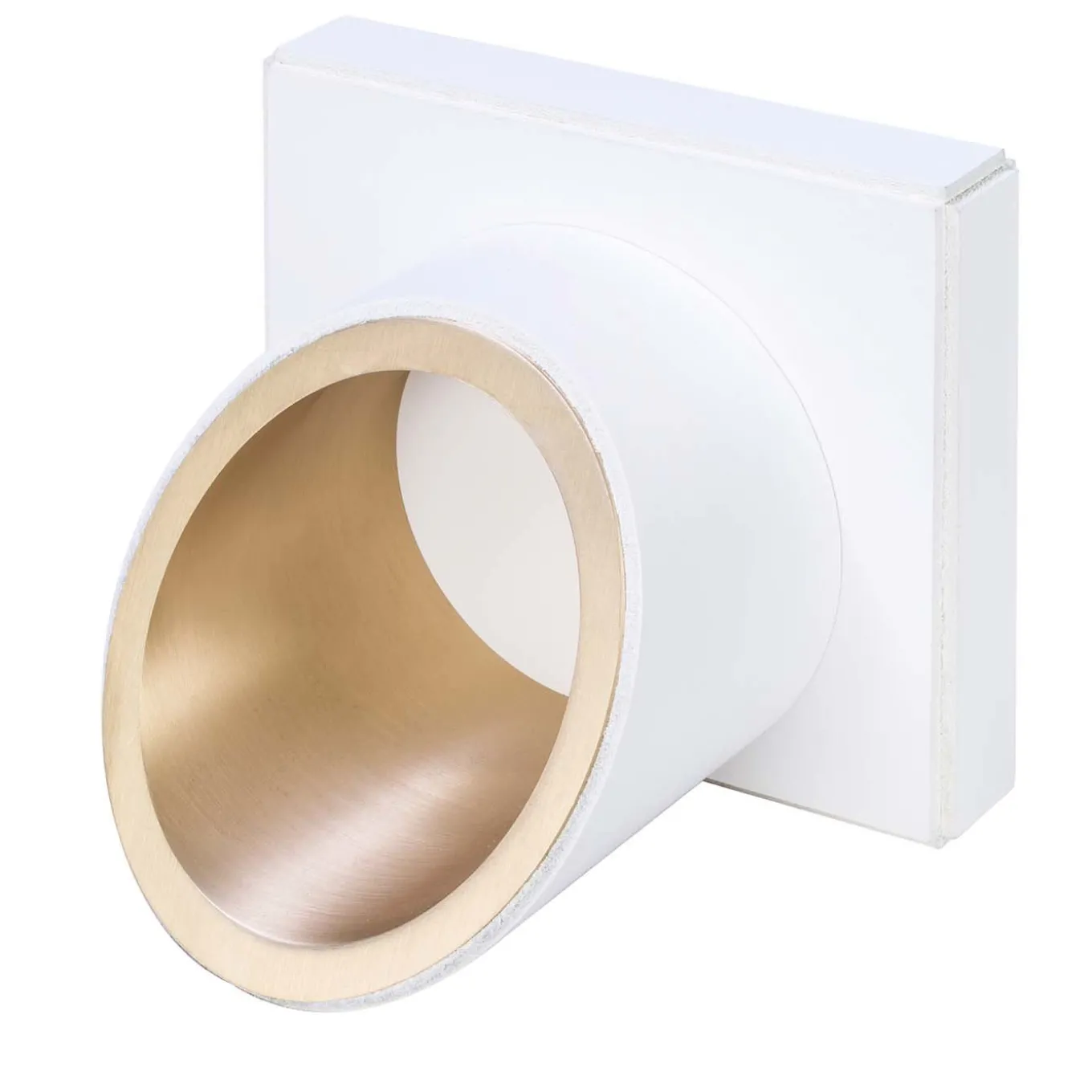 Tullio Brass-Finished Bookend