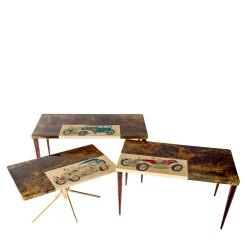 Tura Collection Nesting Tables by Aldo Tura & Alessandro Mendini