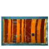 Turchese Venetian Silk Velvet Hand-Painted Tapestry