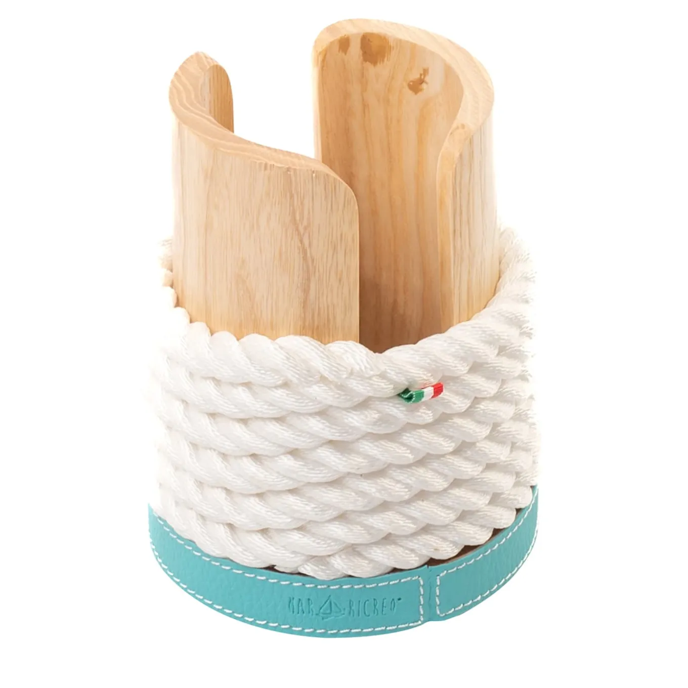 Turquoise & White Paper Cup Dispenser