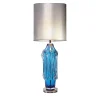 Turquoise Murano Glass Table Lamp