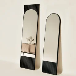 Tutto Sesto Round Black Ash Mirror