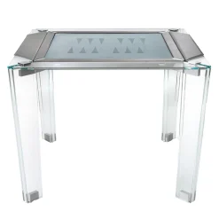 Tuttuno Leather Edition Backgammon Game Table