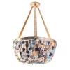 Twiggy Agata Brass 8-Light Chandelier