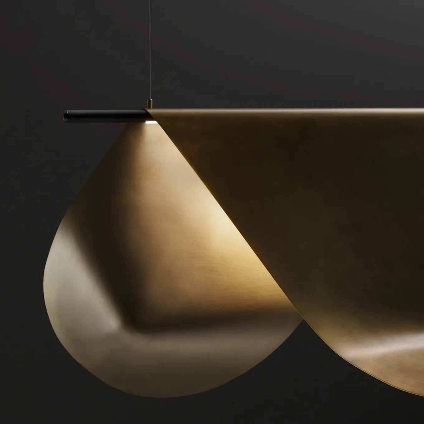 Twist Orbitale Brass Table Lamp by Design Zannellato/Bortotto