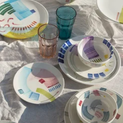 Twist Set Of 2 Dinner & Soup Plates