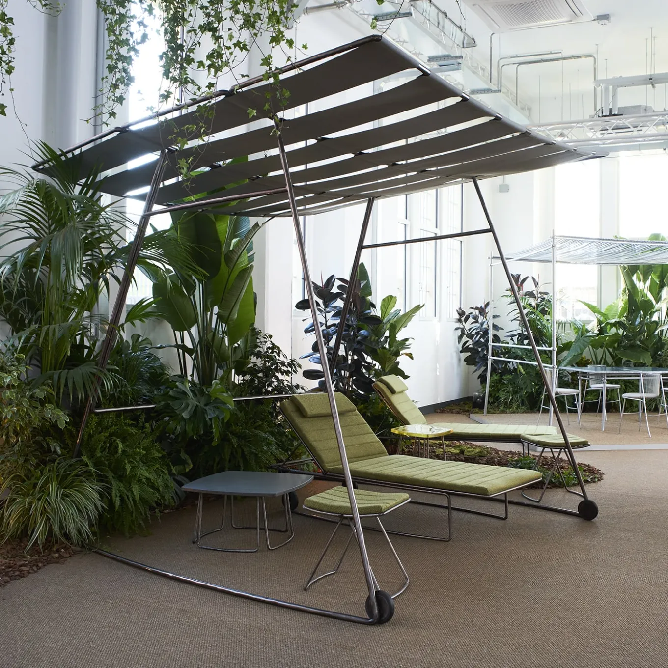 Type Green Sun Bed by Stormo Studio