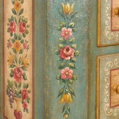 Tyrolean Polychrome Floral Chest of Drawers