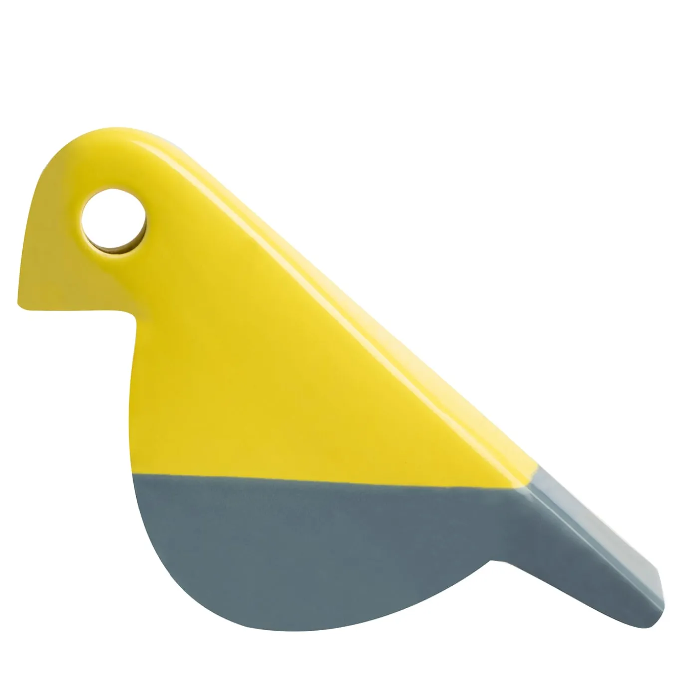 Uccellino Yellow and Gray Statuette
