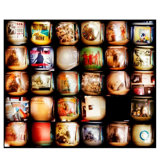 Ultimo Domicilio, Giorgio Mortari's Vinyl Records Photograph