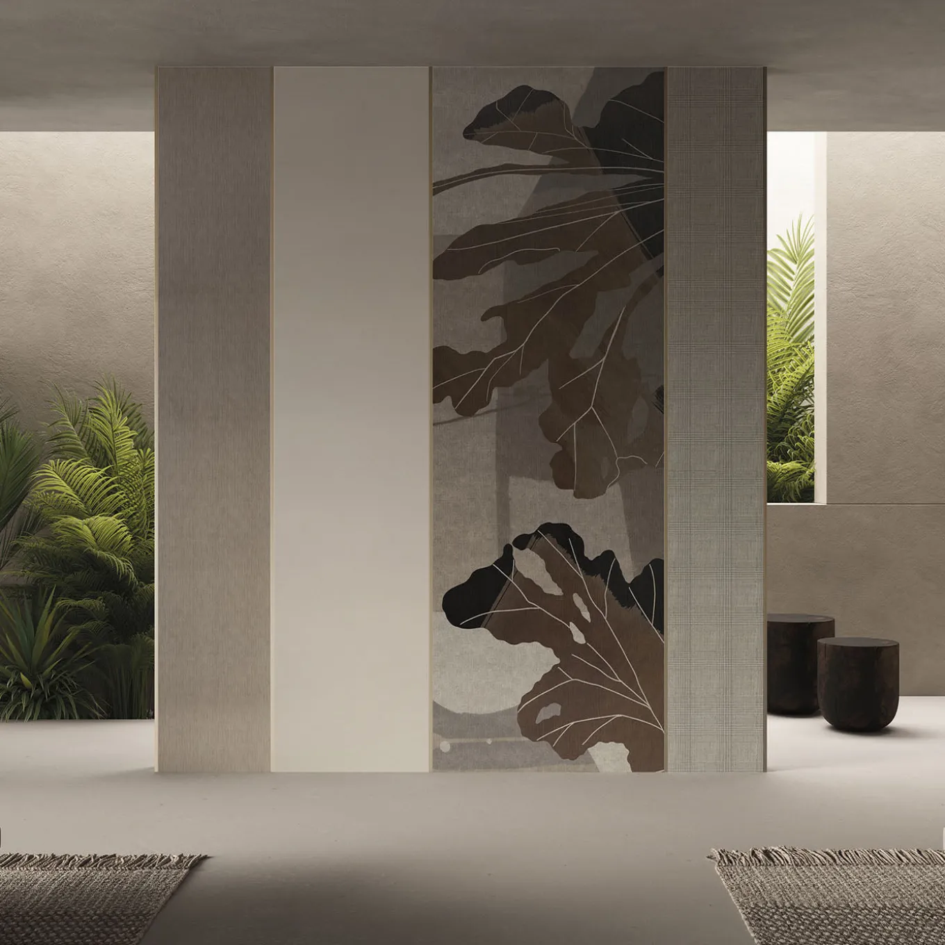 Un bel dì vedremo Beige Wallpaper