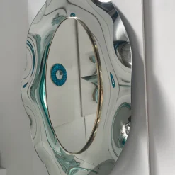 Undulate Oval Mirror