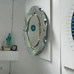 Undulate Oval Mirror