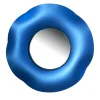 Undulate Satin Blue Wall Mirror