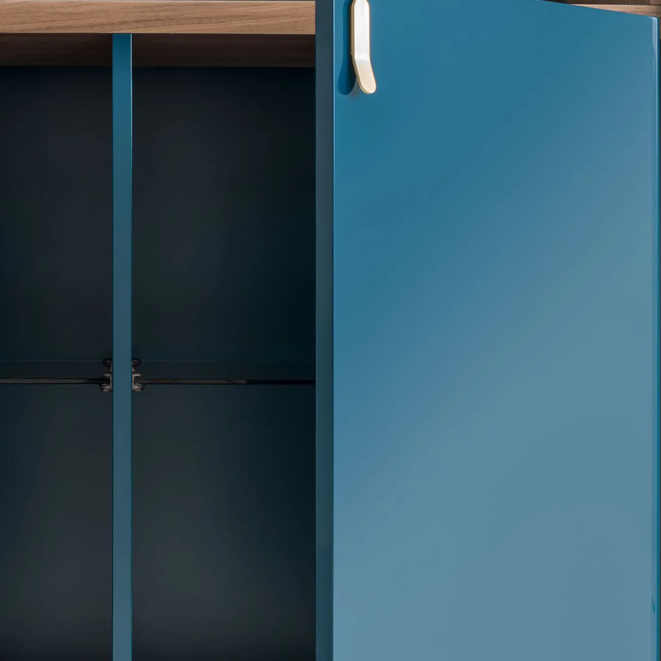 Universe 4-Door Denim-Blue Sideboard