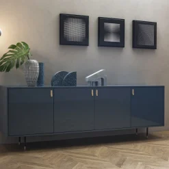 Universe 4-Door Denim-Blue Sideboard