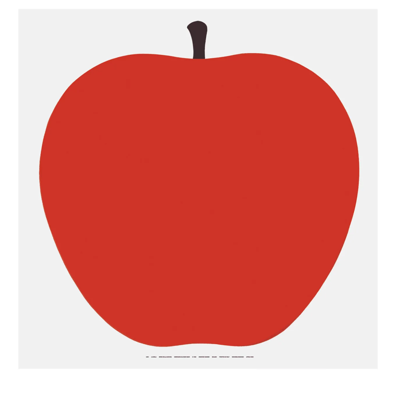 Uno, la Mela Silkscreen Print by Enzo Mari