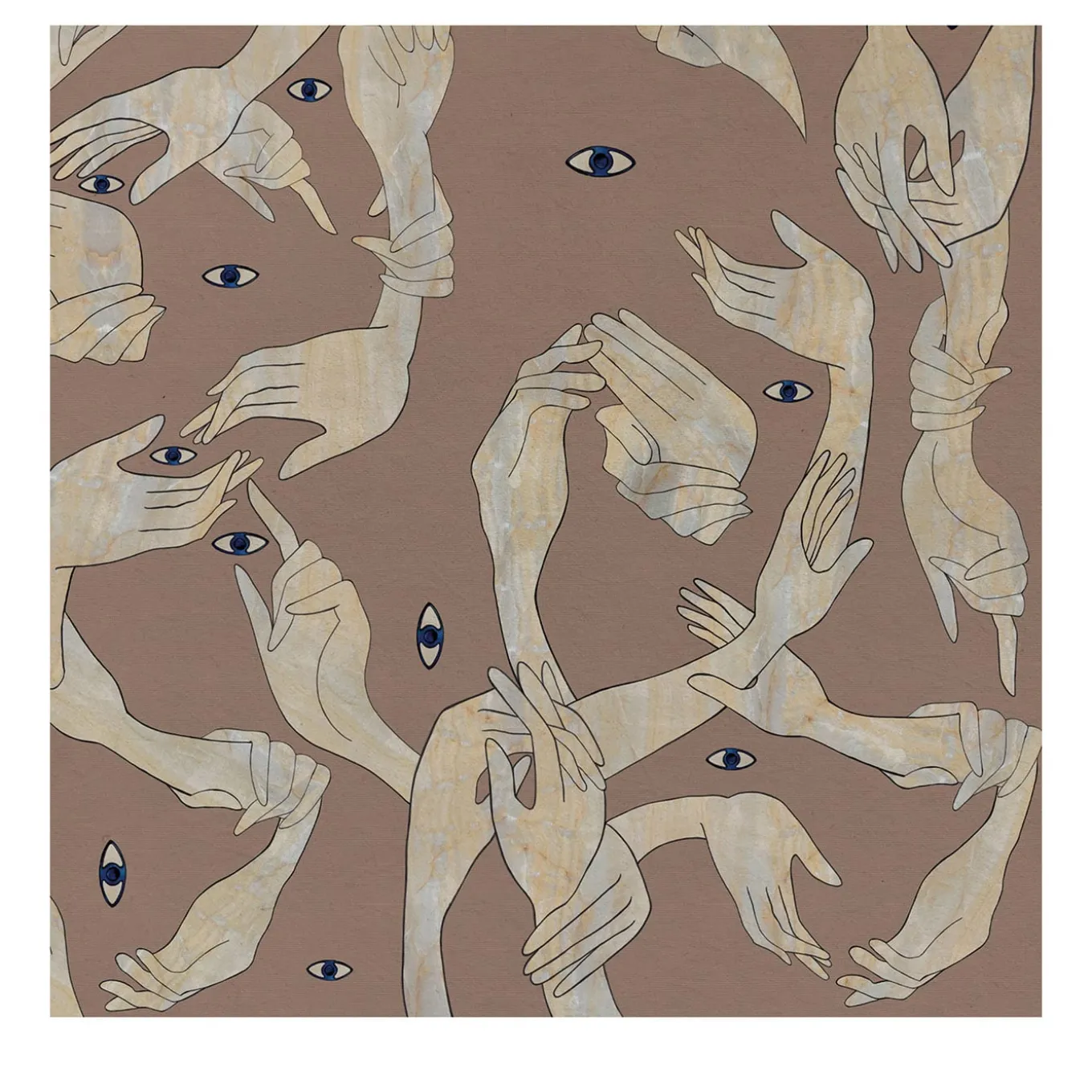 Uno, Nessuno Rosa Antico Cotone Wallpaper