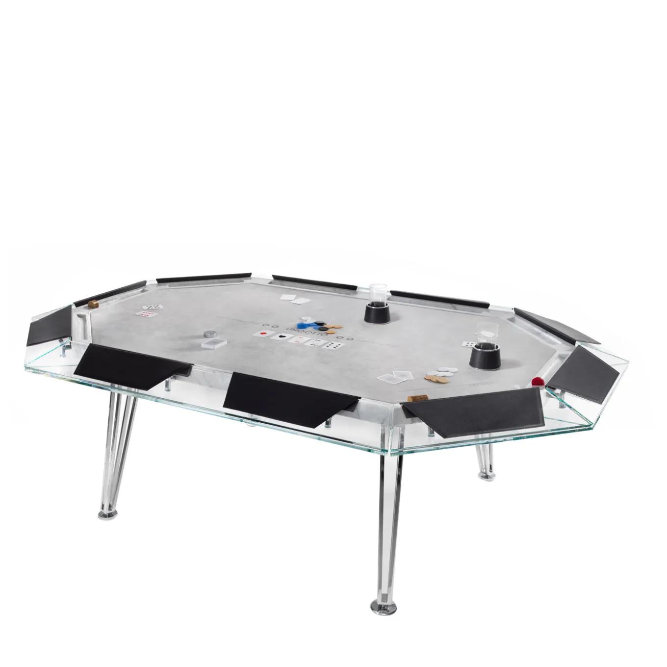 Unootto Marble Edition Ten-Player Poker Table
