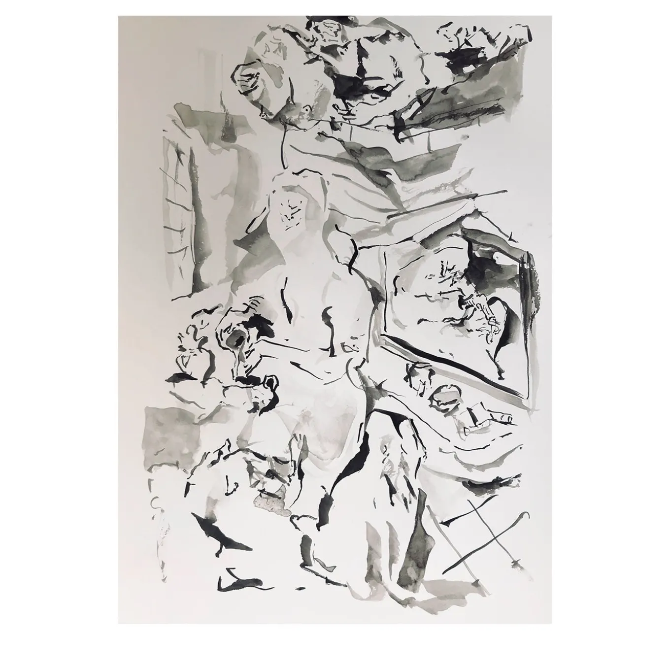 Untitled Ink on Paper Painting #2