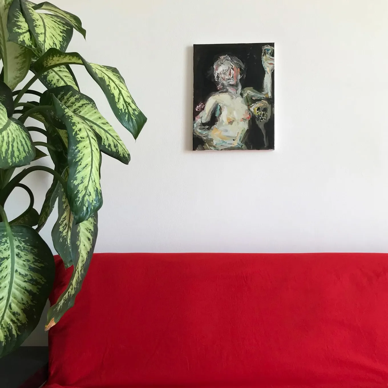 Untitled with Cagnacci Acrylic Painting