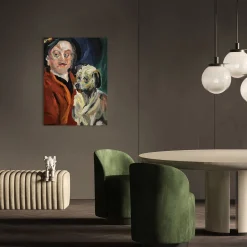 Untitled with Hogart Oil Painting