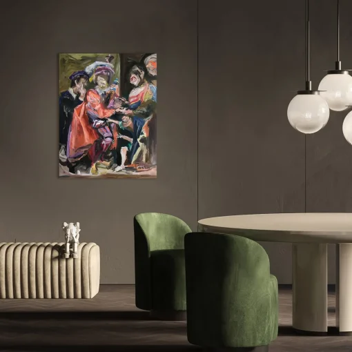 Untitled with La buona ventura Oil Painting
