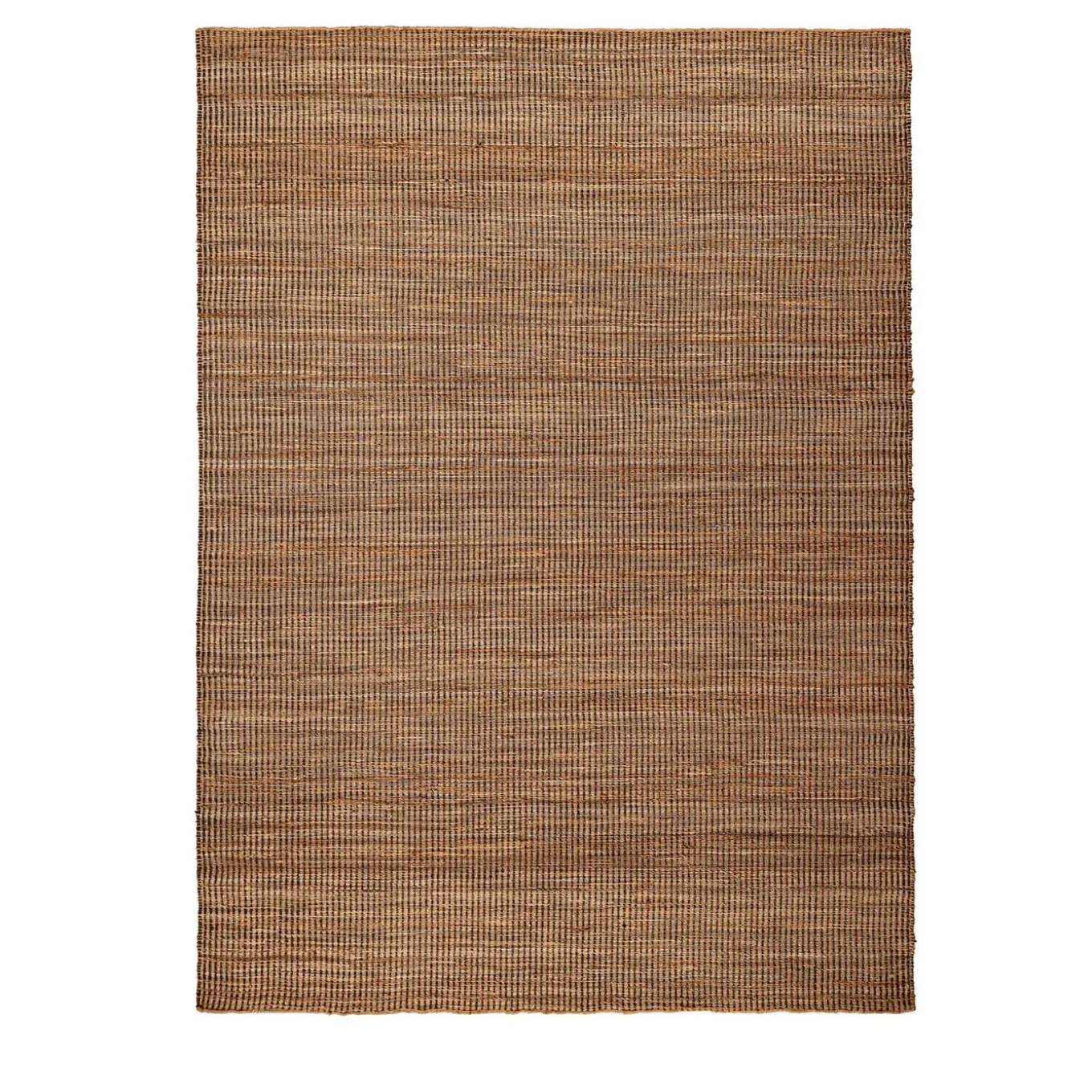 Utami-Njbr Natural And Brown Jute Rug