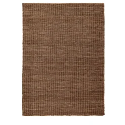 Utami-Njbr Natural And Brown Jute Rug