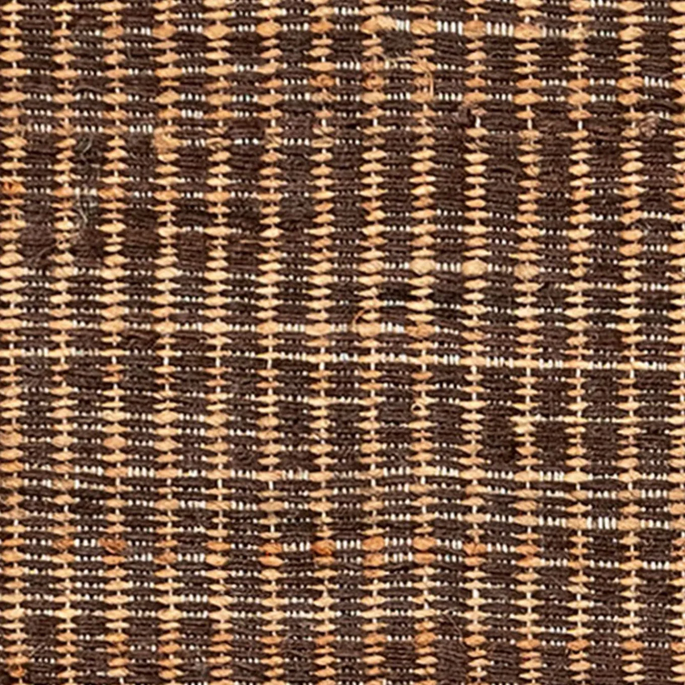 Utami-Njbr Natural And Brown Jute Rug