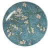 Van Gogh "Fiori di Mandorlo" Green Charger Plate