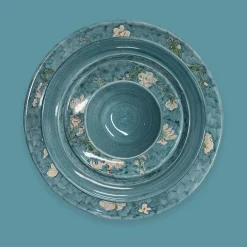 Van Gogh "Fiori di Mandorlo" Green Charger Plate