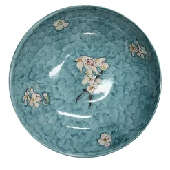 Van Gogh "Fiori di Mandorlo" Green Soup Plate