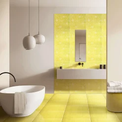 Van Gogh "Girasoli" Minimal White Tile