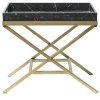 Vaniteux Veridique Marble Tray Table by SONJA VIZZINI