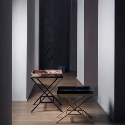 Vaniteux Veridique Marble Tray Table by SONJA VIZZINI