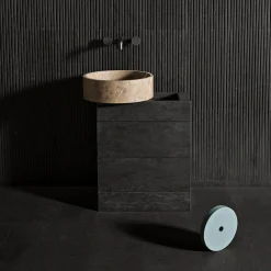 Vanity 60 Wood Cabinet and Passage Marble Wahsbasin